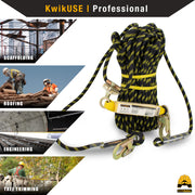 KwikSafety TSUNAMI (150FT) Vertical Lifeline Assembly ANSI OSHA Roofing Fall Protection - Model No.: KS7713 - KwikSafety