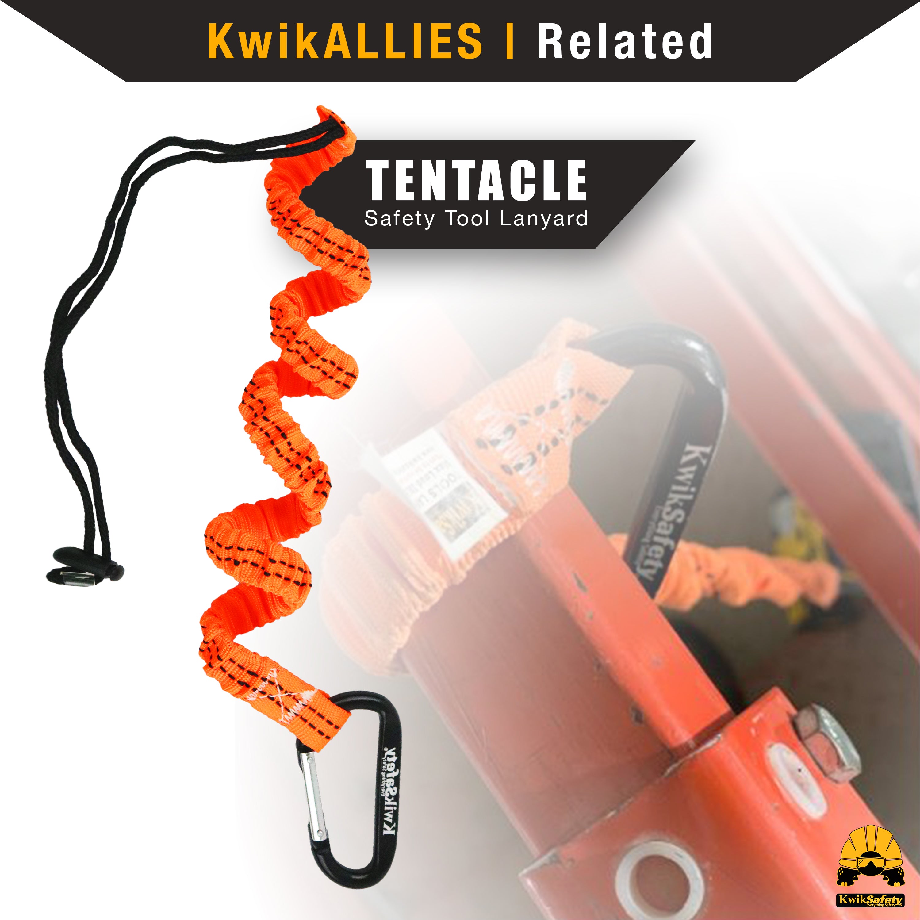 KwikSafety OCTOPUS Heavy Duty Tool Lanyard w/ Detachable Straps