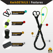 KwikSafety SUPERCELL Safety Harness ANSI Fall Protection Tongue Buckle 3D Ring - Model No.: KS6605 - KwikSafety