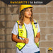 KwikSafety TIGER QUEEN Safety Vest for Women (SNUG-FIT) Limited Edition Iridescent Design | Class 2 ANSI Tested OSHA Compliant Hi Vis - Model No.: KS3319TQ - KwikSafety