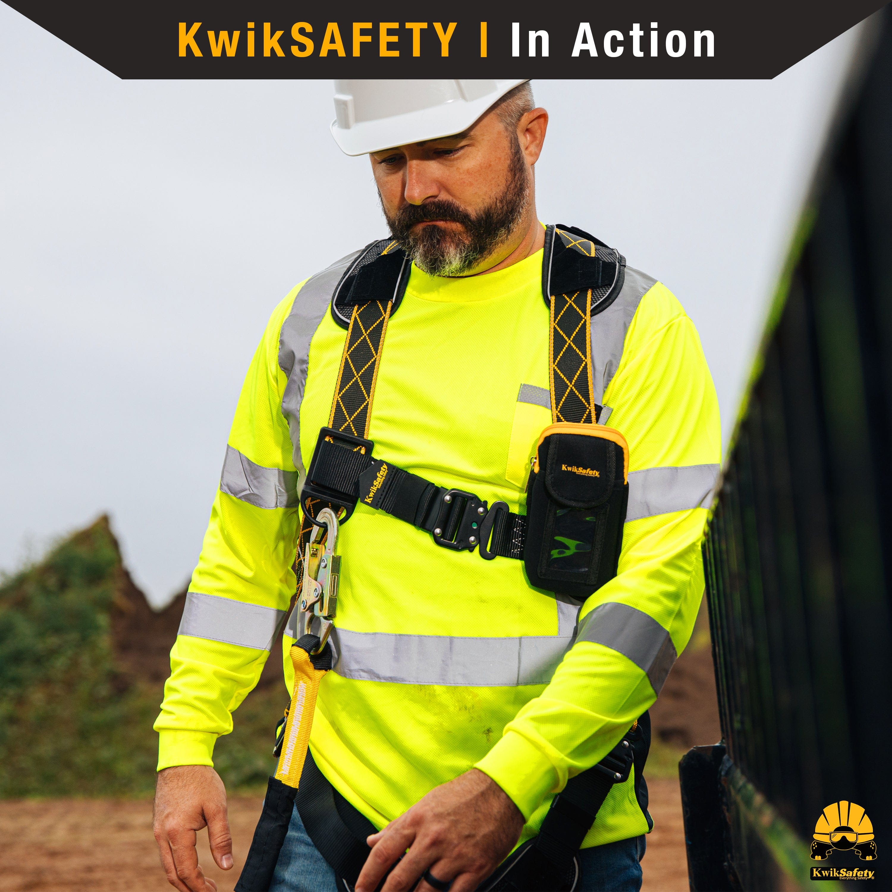 KwikSafety TORNADO DiamondBACK Safety Harness (3 Kwik-Connect Buckles)