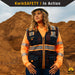 KwikSafety BLACK WIDOW Safety Vest for Women (SNUG-FIT) 9 Pockets Premium ANSI Class Unrated Slim Fitted Work Gear - Model No.: KS3319BW - KwikSafety