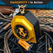 KwikSafety 30' LE COBRA CABLE Leading Edge Self Retracting Lifeline ANSI Class 2 SRL-LE - Model No.: KS7950 - KwikSafety