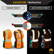 KwikSafety | Tiger Queen Safety Vest for Women | Reflectivity