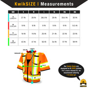 KwikSafety GODFATHER Safety Vest (Cushioned Collar) Class 3 ANSI Tested OSHA Compliant Hi Vis Reflective PPE Surveyor - Model No.: KS3310C3 - KwikSafety