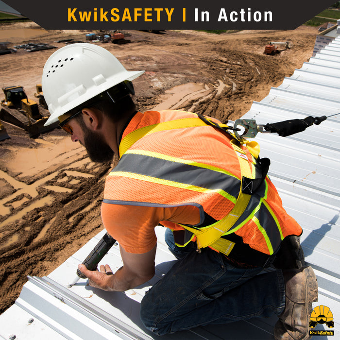 KwikSafety TORTOISE SHELL Hard Hat (16 COOLING VENTS + FREE Extra Headband & Earplugs) Type 1 Class C ANSI Tested OSHA Compliant - Model No.: KS1602 - KwikSafety