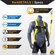 KwikSafety GIBBON GRIP Fall Protection Anchor Choker ANSI Cross Arm Strap - Model No.: KS7801 - KwikSafety
