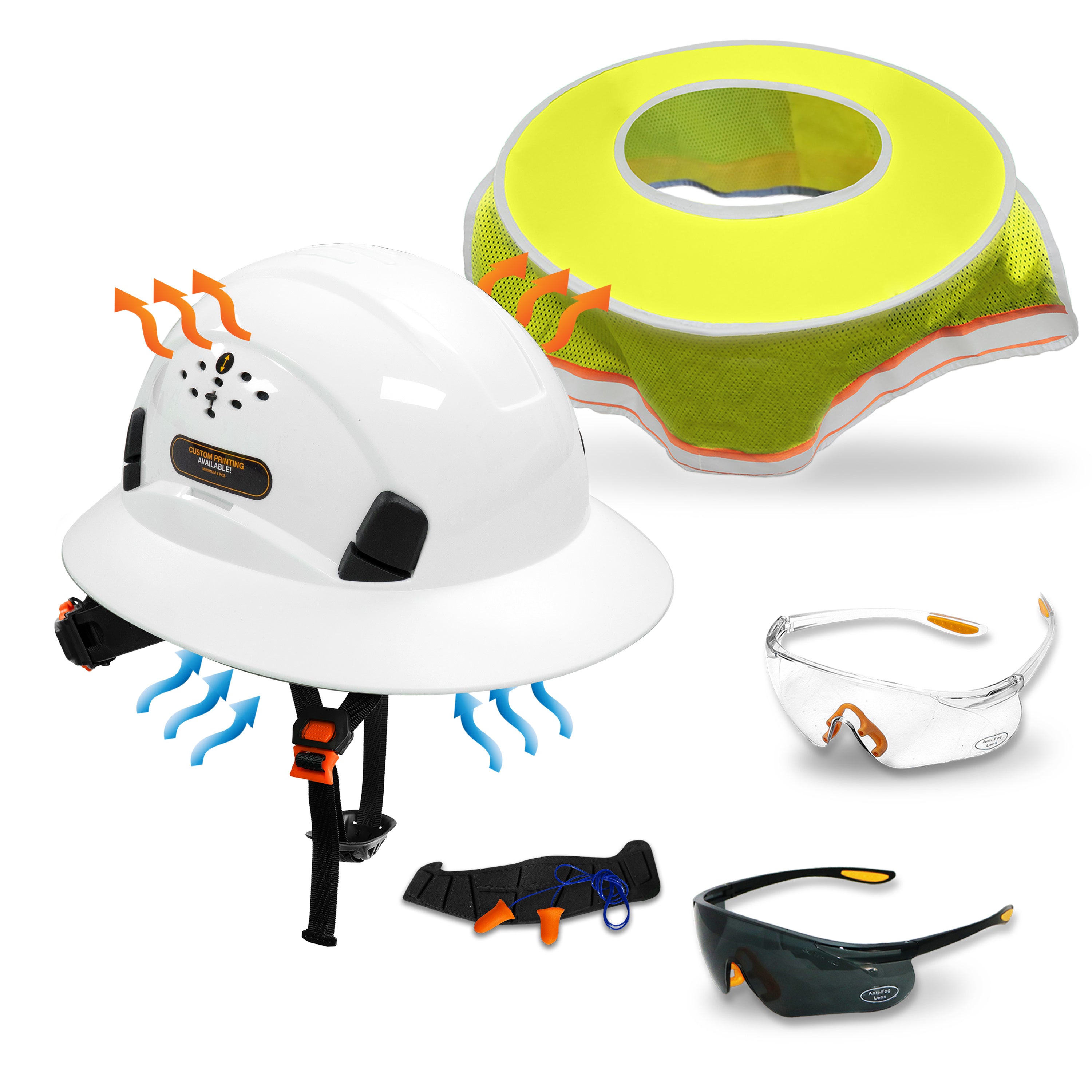 KwikSafety TORTOISE SHELL Hard Hat (16 COOLING VENTS + FREE Extra Head