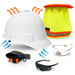 KwikSafety TURTLE SHELL Hard Hat (10 COOLING VENTS) Type 1 Class C ANSI Tested OSHA Compliant Standard Cap Style PPE - Model No.: KS1601 - KwikSafety