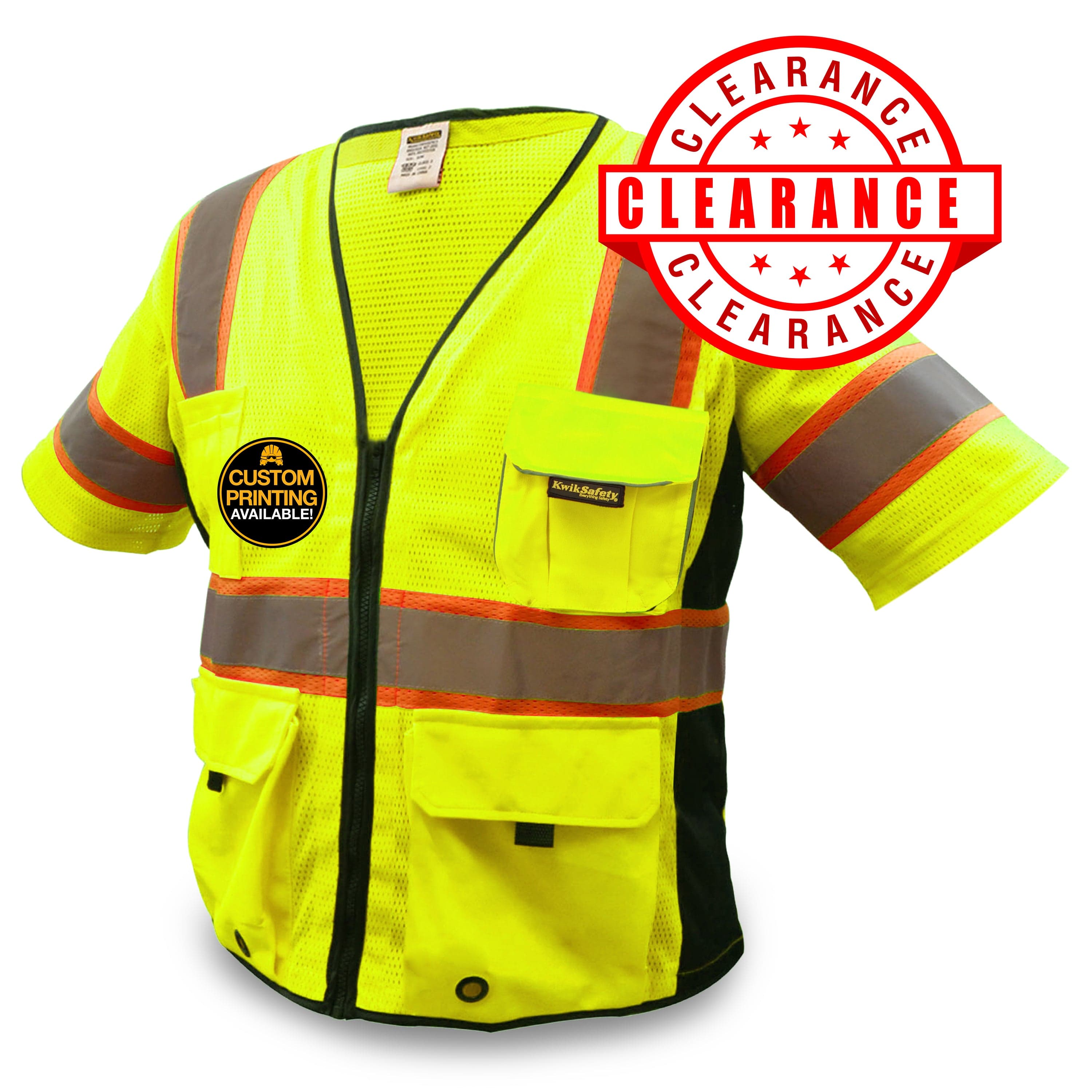 CLEARANCE! Class 3 Executive Safari Safety Vest — KwikSafety