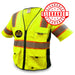 CLEARANCE! KwikSafety EXECUTIVE Hi Vis Reflective ANSI PPE Surveyor Class 3 Safety Vest - Model No.: KS3303 - KwikSafety