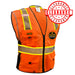 CLEARANCE! KwikSafety BIG KAHUNA Hi Vis Reflective ANSI PPE Surveyor Class 2 Safety Vest- Model No.: KS3301 - KwikSafety