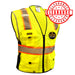 CLEARANCE! KwikSafety BIG KAHUNA Hi Vis Reflective ANSI PPE Surveyor Class 2 Safety Vest- Model No.: KS3301 - KwikSafety