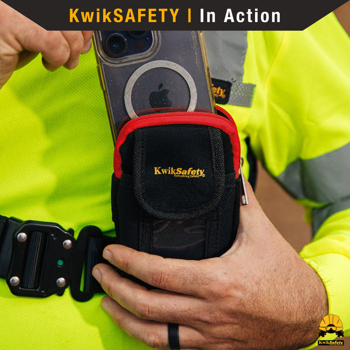 KwikSafety Detachable Harness iPocket | Black & Red - Model No.: KS1091 - KwikSafety