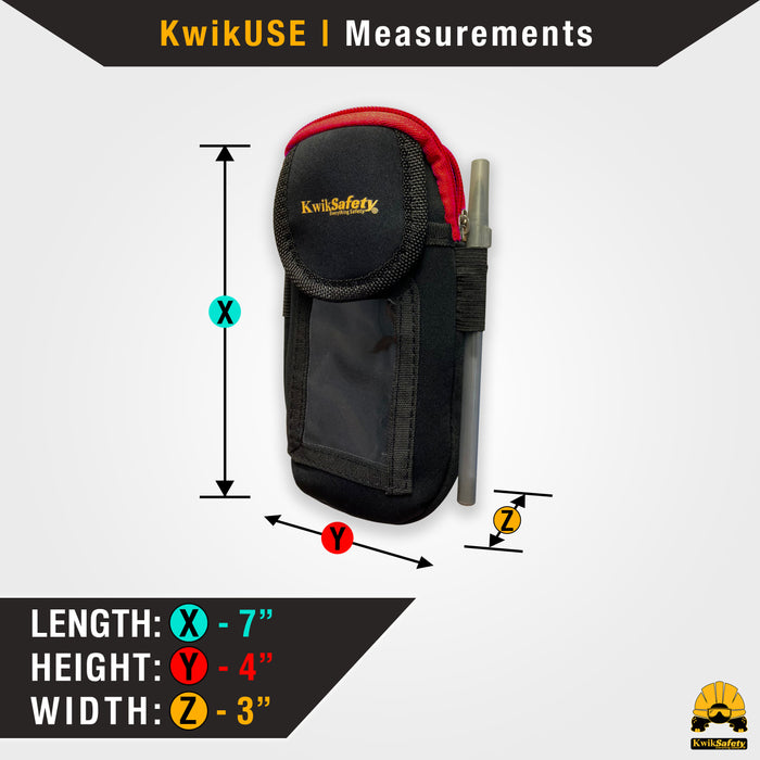 KwikSafety Detachable Harness iPocket | Black & Red - Model No.: KS1091 - KwikSafety