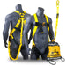 KwikSafety SCORPION ANSI Fall Protection Safety Harness w/ Attached 6ft Lanyard - Model No.: KS6604 - KwikSafety