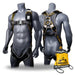 KwikSafety TORNADO DiamondBACK Safety Harness (3 Kwik-Connect Buckles) 1-D Ring Fall Protection ANSI OSHA - Model No.: KS6601DB - KwikSafety