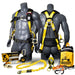 KwikSafety TYPHOON Safety Harness ANSI Fall Protection 3D Ring + Back Support - Model No.: KS6606 - KwikSafety