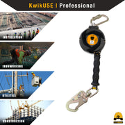 KwikSafety 20' MAMBA WEB Carbonate Housing Self Retracting Lifeline SRL - Model No.:KS7923 - KwikSafety
