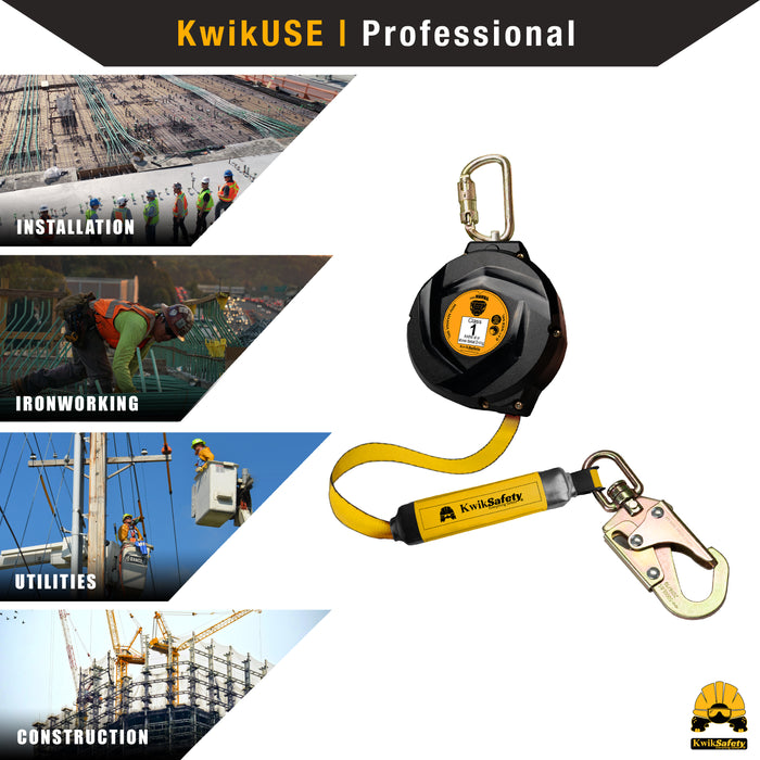 KwikSafety mini MAMBA 6' Self Retracting Lifeline SRL - Model No.: KS7921