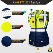 KwikSafety | Sheriff Class 2 Safety Vest for Women | Design