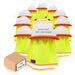 KwikSafety VADER Hard Hat Shade (5 Pack) High Vis Cooling Mesh Sun Shield - Model No.: KS1501 - KwikSafety msa bandana bullard liner guards black combo fan red clips mens kask lift lizmof occunomix paulson petzl pyramex sunpro hardhats round block rain sombrero 3m accessories occumonix gear bulk visor wide