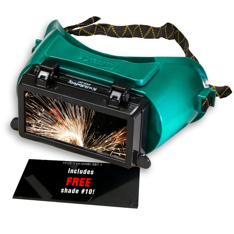 create goggles KwikSafety EAGLE EYES Welding Goggles (ANTI-FOG, ANTI-SCRATCH) Flip-Up Shade #5 & #10 ANSI Tested OSHA