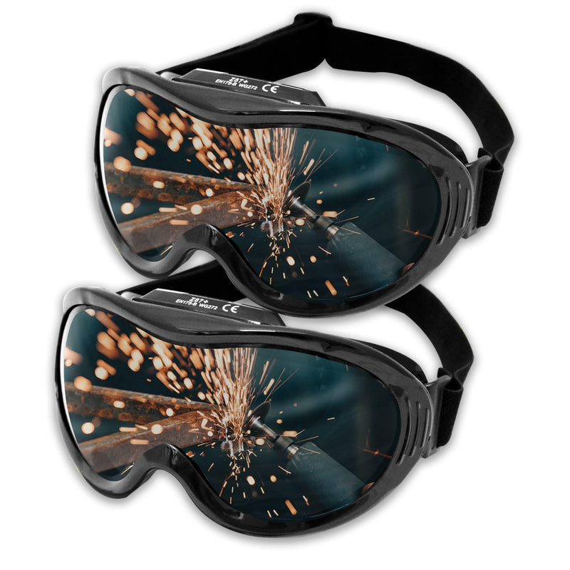 fel proof goggles KwikSafety PIT VIPER ANSI Anti Scratch & Anti Fog Shade 5 Welding Goggles