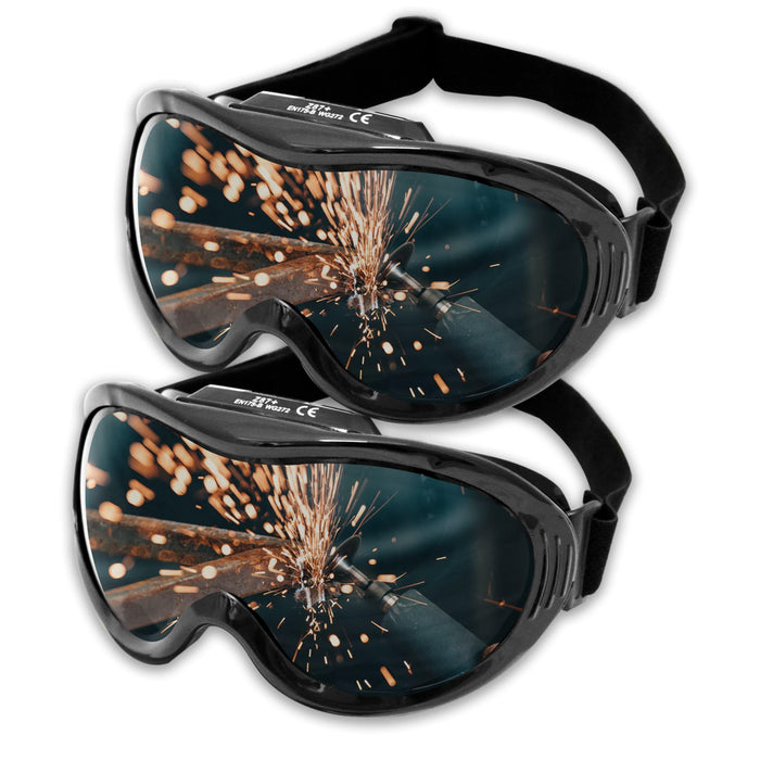 KwikSafety PIT VIPER Welding Goggles (ANTI-FOG, ANTI-SCRATCH) Shade #5 Infrared Flame Cutting Eye Protection ANSI Tested OSHA Compliant PPE- Model No.: KS1104 - KwikSafety