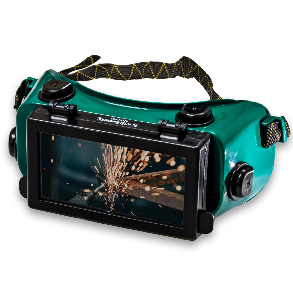 KwikSafety HAMMERHEAD Welding Goggles (ANTI-FOG, ANTI-SCRATCH) Flip-Up Shade #5 ANSI Tested OSHA
