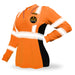 KwikSafety VIXEN Class 3 ANSI Safety Shirt for Women - Model No.: KS4410 - KwikSafety safety shirt shirts shirtz high visibility long sleeve short moisture weicking reflective pocket button zipper yellow orange collar women viz hi  class 3 2 dickies carhartt ansi osha type r jorestech construction surveyor green dri fit