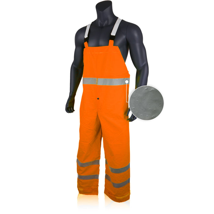 KwikSafety High Visibility Weather Proof Rain Bib by KwikSafety - KwikSafety