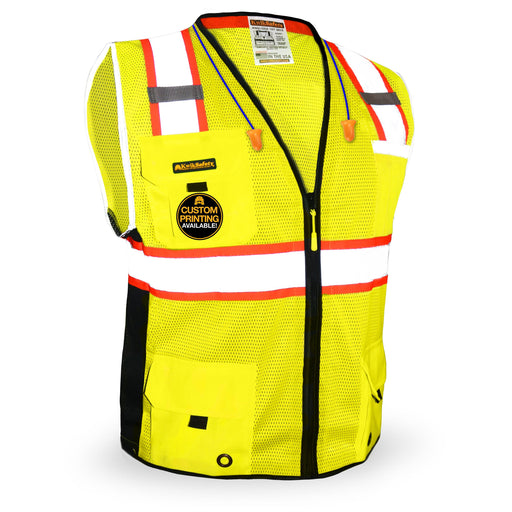 KwikSafety ROADBOSS PREMIUM Safety Vest (Truck Tread Tape) Class 2 ANS
