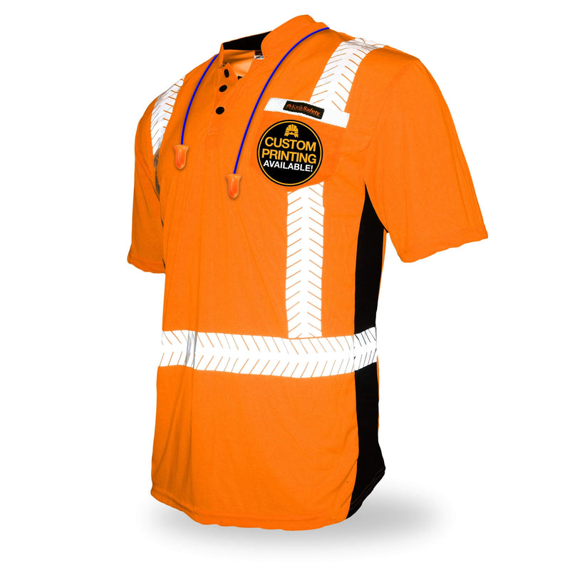 KwikSafety ESTIMATOR High Visibility Reflective Short Sleeve ANSI Class 2 Safety Shirt - Model No.: KS4407 - KwikSafety contruction reflectors highvis visability reflector longsleeve shirtz stripes strips hivisible green pockets running ropa trabajar trabajo hombres hombre zip button vest tall slogans logo uniform t-shirt hiviz camo t-shirts travajo resistant