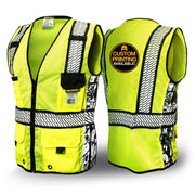 KwikSafety RoadBOSS PREMIUM | Truck Tread Reflective Tape | Hi Visibility Class 2 Safety Vest - Model No.: KS3332 - KwikSafety sleeve ipad holder sleeves xxl xxxl xxxxl 3xl 4xl 5xl back neiko radians radwear dewalt mlkishigo peerbasics pioneer pyramex ergodyne salvus jksafety naranja reflectivo construccion reflectante xiake sefety saftey safty salzmann zojo oregon kishigo talla erb dib lime packs camo relfective