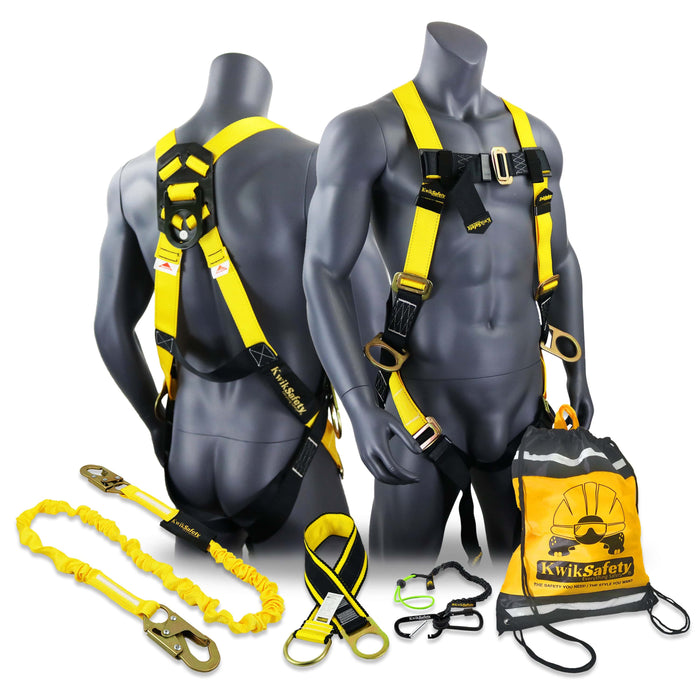 KwikSafety THUNDER Safety Harness OSHA ANSI Fall Protection PPE Construction 3 D Ring - Model No.: KS6602 - harnest vest safty small xxl arnet 3xl arnés afp 3xl+fall+protection+harness aerial lift fall protection kit arnes para construccion