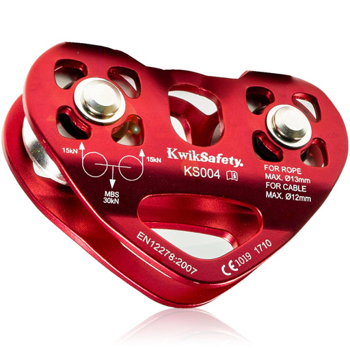 KwikSafety Double Trolley Tandem Pulley 30KN - KwikSafety
