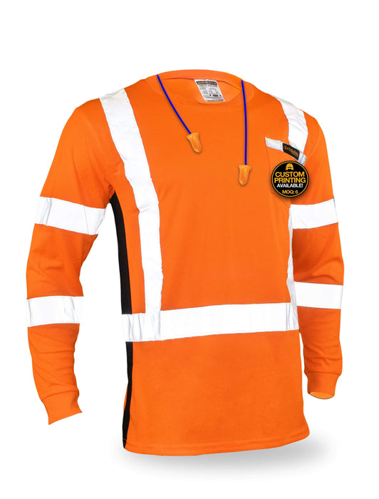 KwikSafety OPERATOR Hi Vis Reflective ANSI PPE Class 3 Long Sleeve Safety Shirt - Model No.: KS4404 - KwikSafety contruction reflectors highvis visability reflector longsleeve shirtz stripes strips hivisible green pockets running ropa trabajar trabajo hombres hombre zip button vest tall slogans logo uniform t-shirt hiviz camo t-shirts travajo resistant