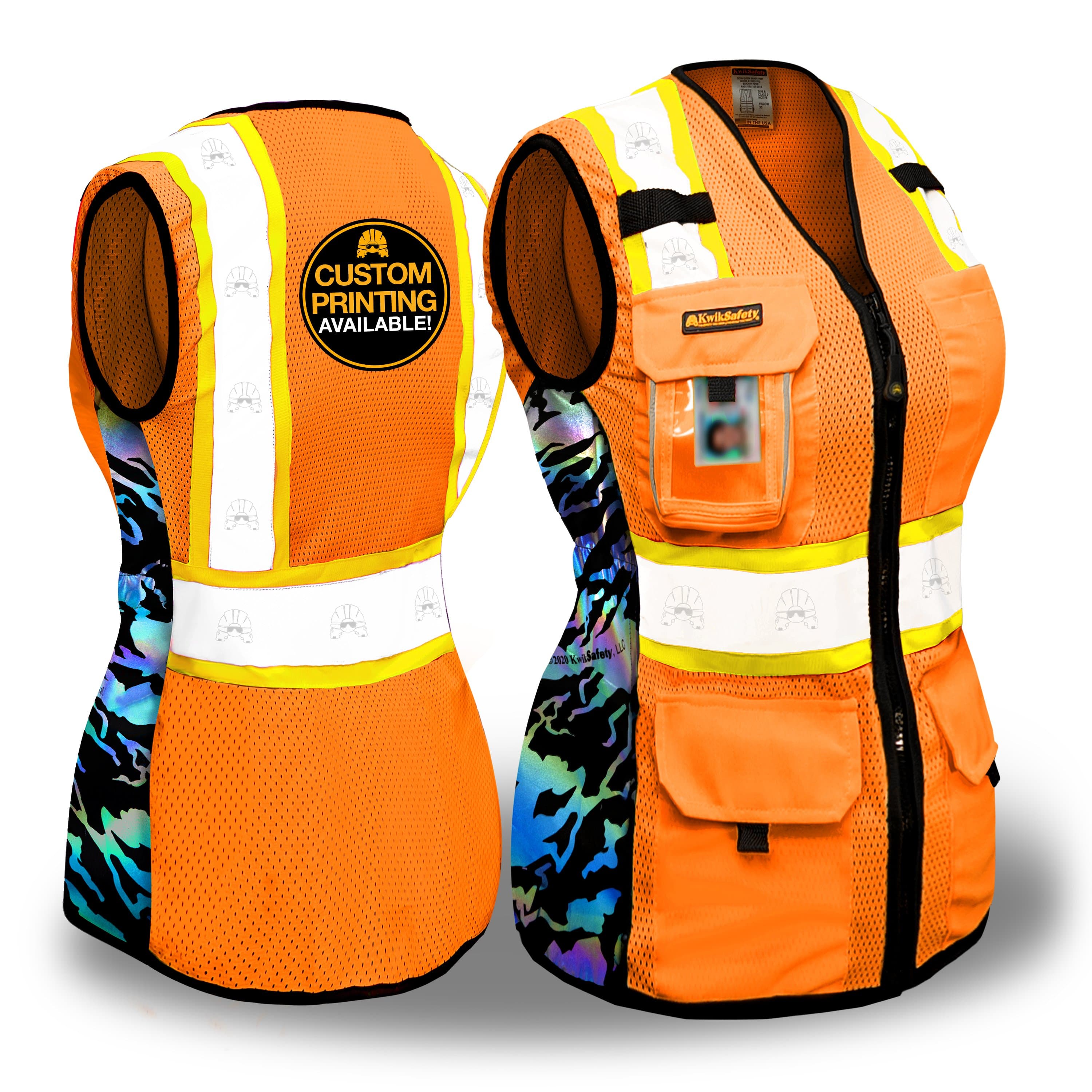 KwikSafety TIGER QUEEN Safety Vest for Women (SNUG-FIT) Limited Editio