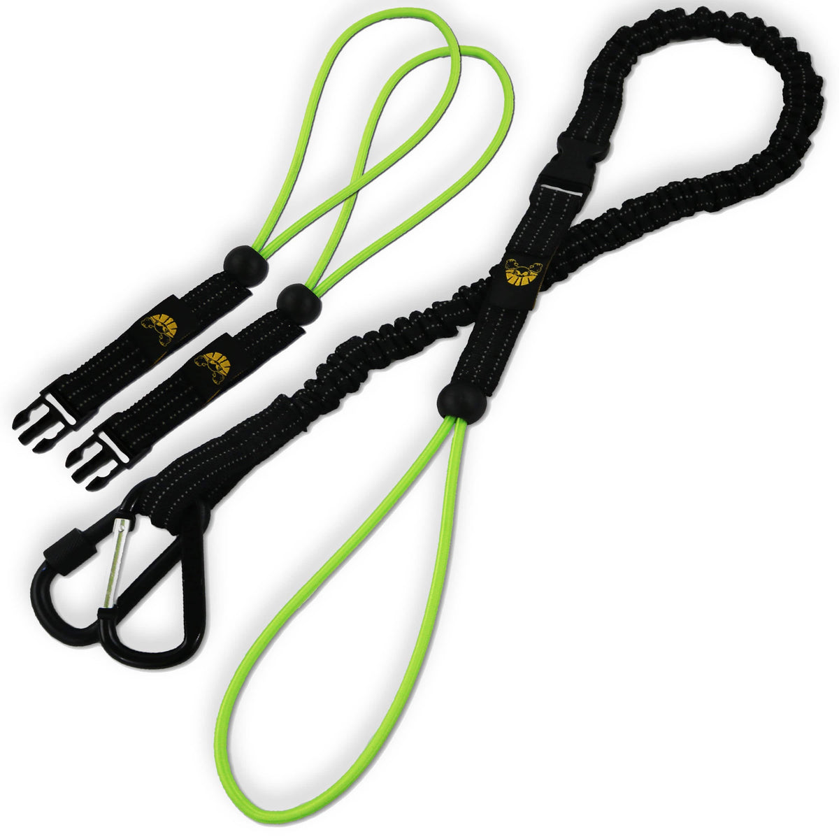 KwikSafety OCTOPUS Heavy Duty Tool Lanyard w/ Detachable Straps and  Carabiners - Model No.: KS7902