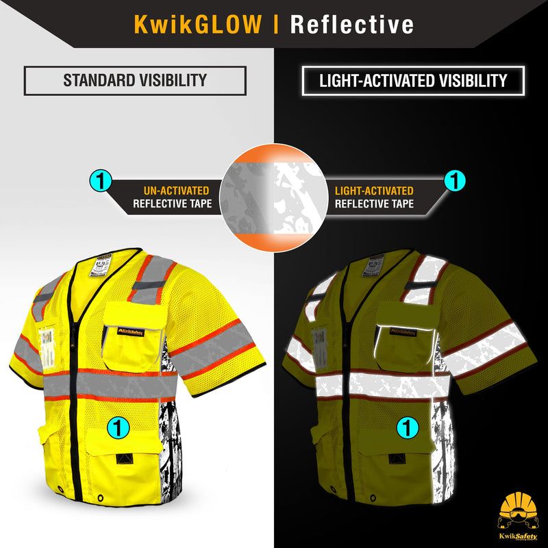 KwikSafety | Executive Highwayboss Safety Vest | Reflectivity