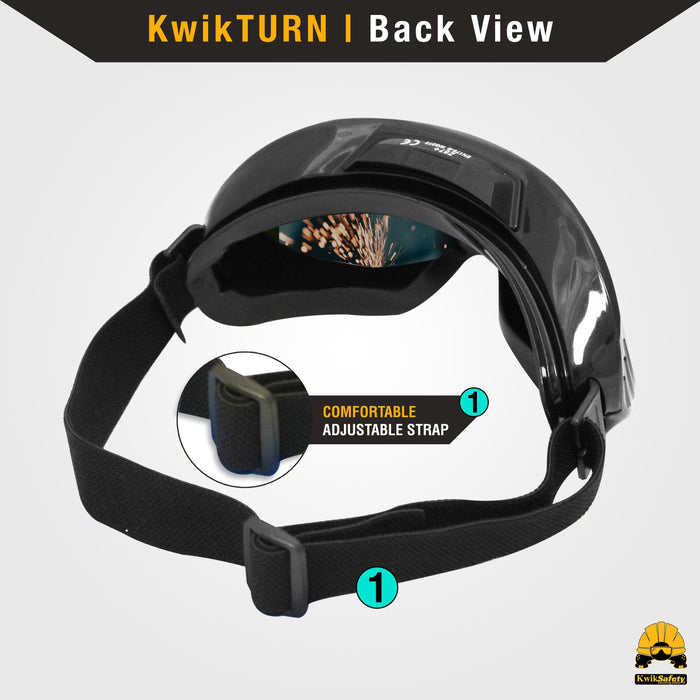 KwikSafety PIT VIPER Welding Goggles (ANTI-FOG, ANTI-SCRATCH) Shade #5 Infrared Flame Cutting Eye Protection ANSI Tested OSHA Compliant PPE- Model No.: KS1104 - KwikSafety