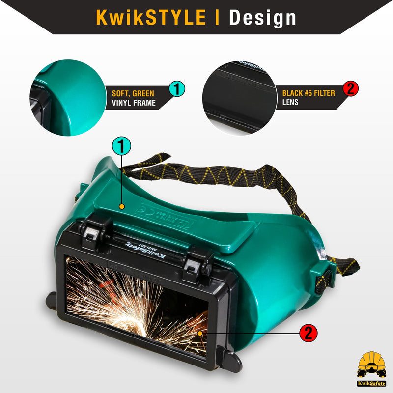 KwikSafety | Eagle Eyes Welding Goggles | Design