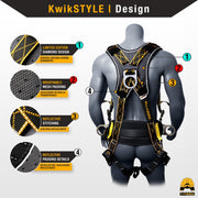 KwikSafety | Typhoon DiamondBack Safety Harness | Design