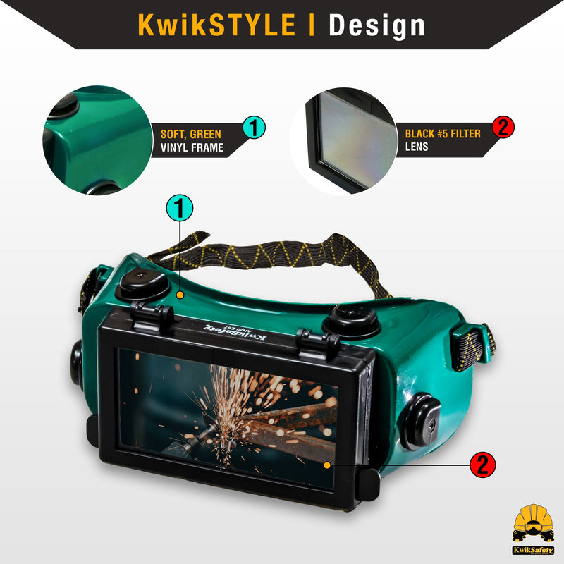 KwikSafety | Hammerhead Welding Goggles | Design