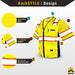 KwikSafety EXECUTIVE Hi Vis Reflective ANSI PPE Surveyor Class 3 Safety Vest - Model No.: KS3303 - KwikSafety sleeve ipad holder sleeves xxl xxxl xxxxl 3xl 4xl 5xl back neiko radians radwear dewalt mlkishigo peerbasics pioneer pyramex ergodyne salvus jksafety naranja reflectivo construccion reflectante xiake sefety saftey safty salzmann zojo oregon kishigo talla erb dib lime packs camo relfective