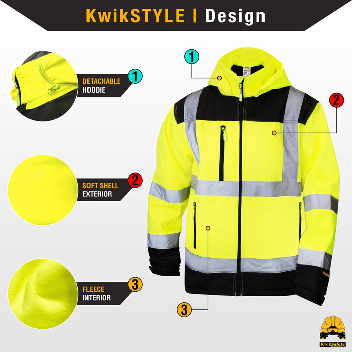 detachable hivis carhartt safty pyramex ergodyne jorestech pioneer velcro occunomix utility sweatshirt chamarras trabajo hombre women unisex mens hoodies tingley security lining breathable industrial public ppe fleece shell carhart saftey men's cold depot