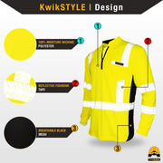 KwikSafety | Engineer Long Sleeve Safety Shirt | Design