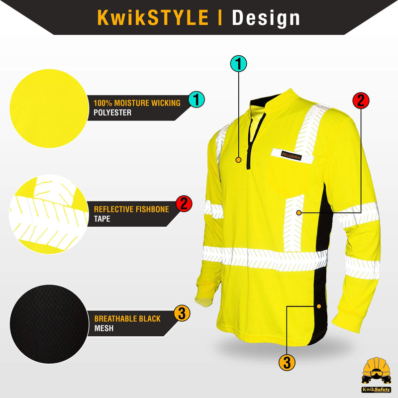 KwikSafety | Engineer Long Sleeve Safety Shirt | Design