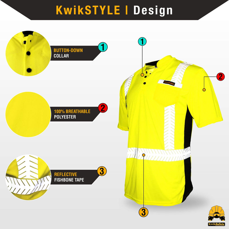 KwikSafety | Estimator Short Sleeve Safety Shirt | Design